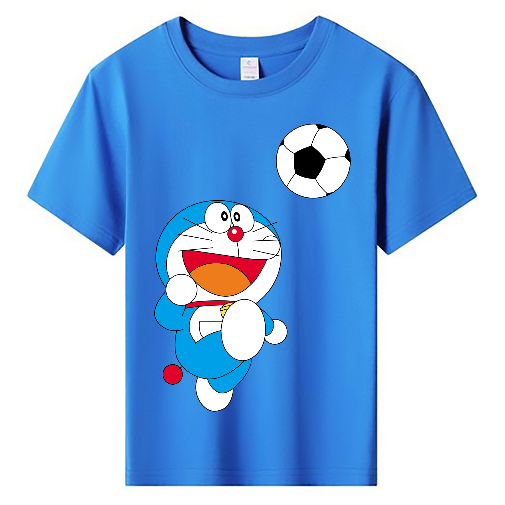 （画像用） ドラえもん Doraemon 綿100％キッズTシャツ（フロントプリント）